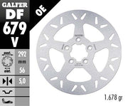 Galfer Fixed Round Rear Brake Disc - Harley Davidson FXWG 1340 1984-1986