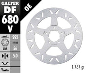 Galfer Fixed Round Front Brake Disc - Harley Davidson XLH 883 2000-2003