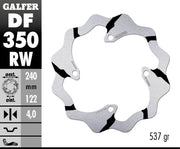 Galfer Wave Rear Brake Disc - Suzuki RMZ450 2005-2024