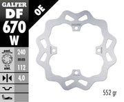 Galfer Wave Brake Disc - SWM SM 650 R 2016