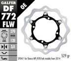 Galfer Floating Wave Grooved Front Brake Disc - Sherco SE-R 300 2014