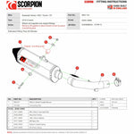 Scorpion Serket Parallel Stainless Exhaust - Kawasaki Versys 1000 2019 - 2020