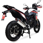 Scorpion Serket Satin Titanium Oval Exhaust - Yamaha Tenere 700 2019 - 2020