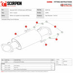 Scorpion Car Exhaust Resonated GPF Delete Kit - Hyundai i30 N & Fastback (GPF Model) 2018 - 2020