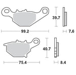 Moto Master Racing Rear Brake Pads - Suzuki RM85 2005-2017