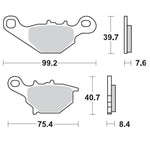 Moto Master Nitro Front Brake Pads - Suzuki RM85 2003-2004