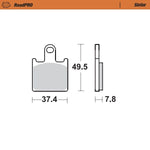 Moto Master Roadpro Sinder Front Brake Pads - Kawasaki ZZR 1400 2006-2020