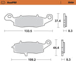 Moto Master Roadpro Sinder Rear Brake Pads - Kawasaki ZR-7S 2001-2004