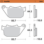 Moto Master Roadpro Sinder Rear Brake Pads - Harley Davidson XR1200 X 2011-2013