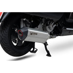 Scorpion Serket Parallel Stainless Oval Exhaust - Vespa GTS300 HPE Half System 2019 - 2020