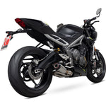 Scorpion Red Power Stainless Steel Exhaust - Triumph Street Triple 765 R & RS 2020 - 2021