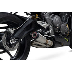 Scorpion Red Power Stainless Steel Exhaust - Triumph Street Triple 765 R & RS 2020 - 2021