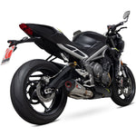 Scorpion Serket Taper Stainless Steel Exhaust - Triumph Street Triple 765 R & RS 2020 - 2021