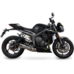 Scorpion Serket Taper Stainless Steel Exhaust - Triumph Street Triple 765 R & RS 2020 - 2021