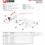 Scorpion Serket Taper Stainless Steel Exhaust - Triumph Street Triple 765 R & RS 2020 - 2021