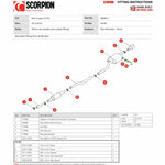 Scorpion Car Exhaust Cat-Back System (Res) Polished STW - Mini Cooper S R56 / R57 / R58 / R59 (Non-GPF) 2007 - 2014