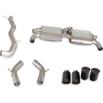 Scorpion Car Exhaust Cat-Back System (Non-Resonated) Carbon Ascari - Audi S3 2.0T 8V Door & Sportback 2013 - 2016