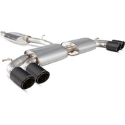 Scorpion Car Exhaust Cat-Back System (Resonated) Carbon Fibre Ascari - Audi S3 2.0T 8V Door & Sportback 2013 - 2016