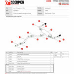 Scorpion Cat-Back System (Non-Resonated) (E Valves) Carbon Ascari - Audi TT MK3 2.0 TFSi Quattro (Non-GPF) 2014 - 2019