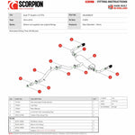 Scorpion Exhaust Cat-Back System (Non-Resonated) Carbon Ascari - Audi TT MK3 2.0 TFSi Quattro (Non-GPF) 2014 - 2019