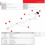 Scorpion Car Exhaust Cat-Back System (Non-Resonated) Carbon Ascari - Ford Focus MK3 ST 250 Hatch (Non-GPF) 2012 - 2019