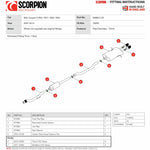 Scorpion Car Exhaust Cat-Back System (Resonated) Carbon Fibre Ascari - Mini Cooper S R56 / R57 / R58 / R59 2007 - 2014