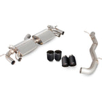 Scorpion Car Exhaust Cat-Back System (Non-Resonated) (Electronic Valves) Carbon Ascari - VW Golf MK7 R 2014 - 2016