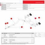 Scorpion Car Exhaust Cat-Back System (Non-Resonated) (Electronic Valves) Carbon Ascari - VW Golf MK7 R 2014 - 2016