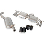 Scorpion Car Exhaust Cat-Back System (Resonated) (Non-Valved) Carbon Fibre Ascari - Volkswagen Golf MK7 R 2014 - 2016