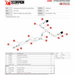 Scorpion Exhaust Cat-Back System (Resonated) Carbon Ascari - Volkswagen Golf MK7.5 Gti (Non-GPF) 2017 - 2018