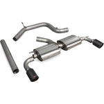 Scorpion Car Exhaust Cat-Back System (Non-Resonated) Carbon Fibre Ascari - Volkswagen Scirocco R 2009 - 2017