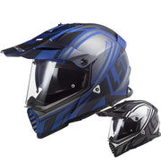 LS2 MX436 Pioneer Evo Master Dual Sport Motorcycle Helmet