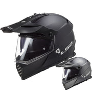 LS2 MX436 Pioneer Evo Solid Dual Sport Motorcycle Helmet