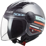 LS2 OF562 Airflow Ronnie Open Face Motorcycle Helmet & Visor