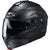 HJC C91 Plain Flip Front Motorcycle Helmet & Visor