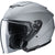 HJC I30 Plain Open Face Motorcycle Helmet & Visor