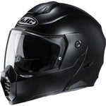 HJC C80 Plain Flip Front Motorcycle Helmet & Visor