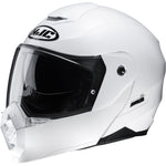 HJC C80 Plain Flip Front Motorcycle Helmet & Visor