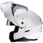 HJC C80 Plain Flip Front Motorcycle Helmet & Visor