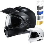 HJC C80 Plain Flip Front Motorcycle Helmet & Visor