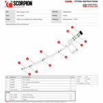 Scorpion Car Exhaust Cat-Back System (Non-Resonated) Black Ascari - Mini Cooper S F55 (Non-GPF Model) 2014 - 2018