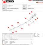 Scorpion Car Exhaust Cat-Back System (Non-Resonated) Polised Daytona - Mini Cooper S F55 (Non-GPF Model) 2014 - 2018