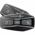 Interphone U-COM 4 Bluetooth Intercom System Twin Pack (FOR 2 HELMETS)