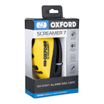 Oxford Screamer7 Alarm Disc Lock With 7mm pin