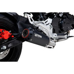 Scorpion Red Power Black Ceramic Oval Exhaust - Honda MSX 125 2016 - 2020