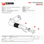 Scorpion Car Exhaust De-Cat Downpipe + High Flow Catalyst - Mini Cooper S F55 / F56 (Non-UK / Non-EU Model) 2014 - 2021