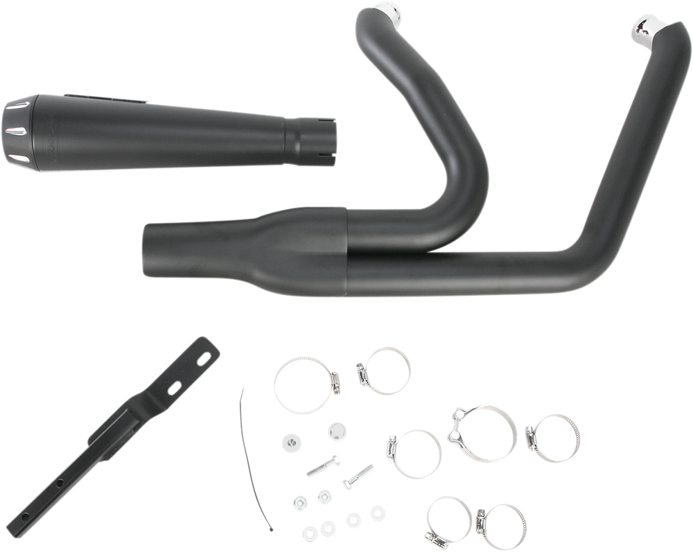 Bassani Road Rage 2 Into 1 Exhaust System - Harley Davidson FXCWC 1584 2008-2011