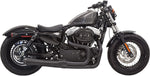 Bassani Road Rage II Mega Power 2 Into 1 System - Harley Davidson XL 883 N ABS