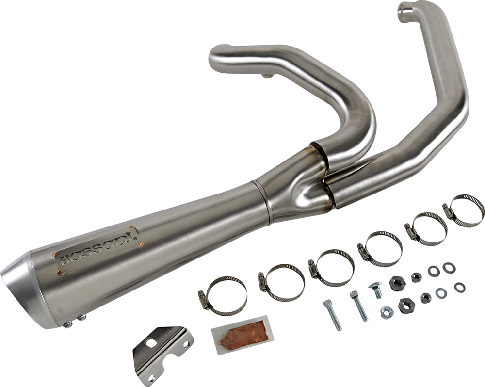 Bassani Road Rage 2 Into 1 Short Exhaust System - Harley Davidson FLTRXSE 1923 ABS 2018-2020