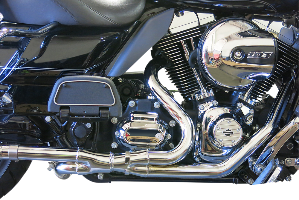 Bassani 2X2 Dual Header Pipes - Harley Davidson FLHTCU 1690 ABS 2012-2016